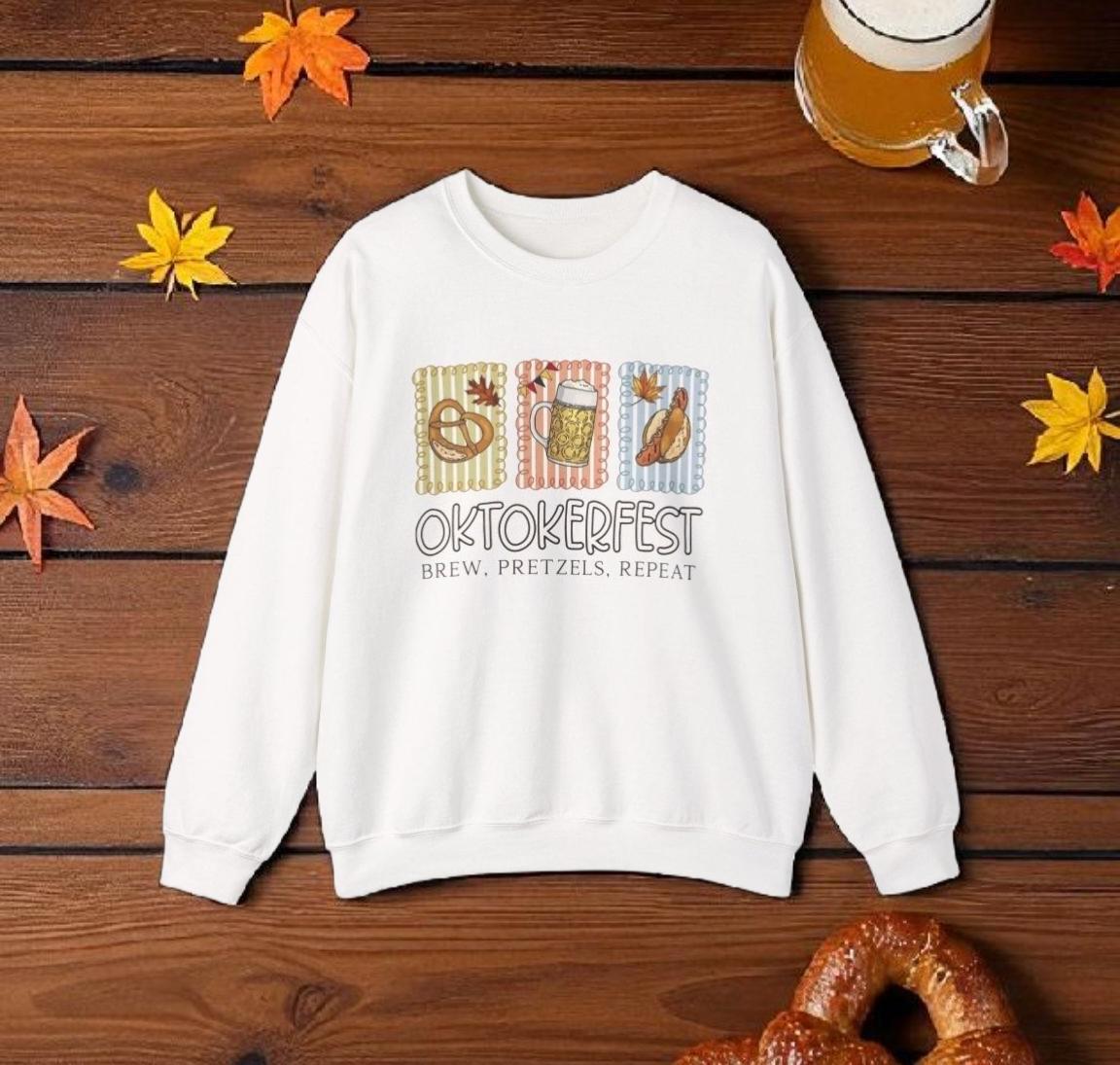 Oktoberfest Sweatshirt Women, Cute Beer Girl Crewneck, Bavarian Festival Jumper, Fall Beer Party Sweater, Cozy Oktoberfest Gift