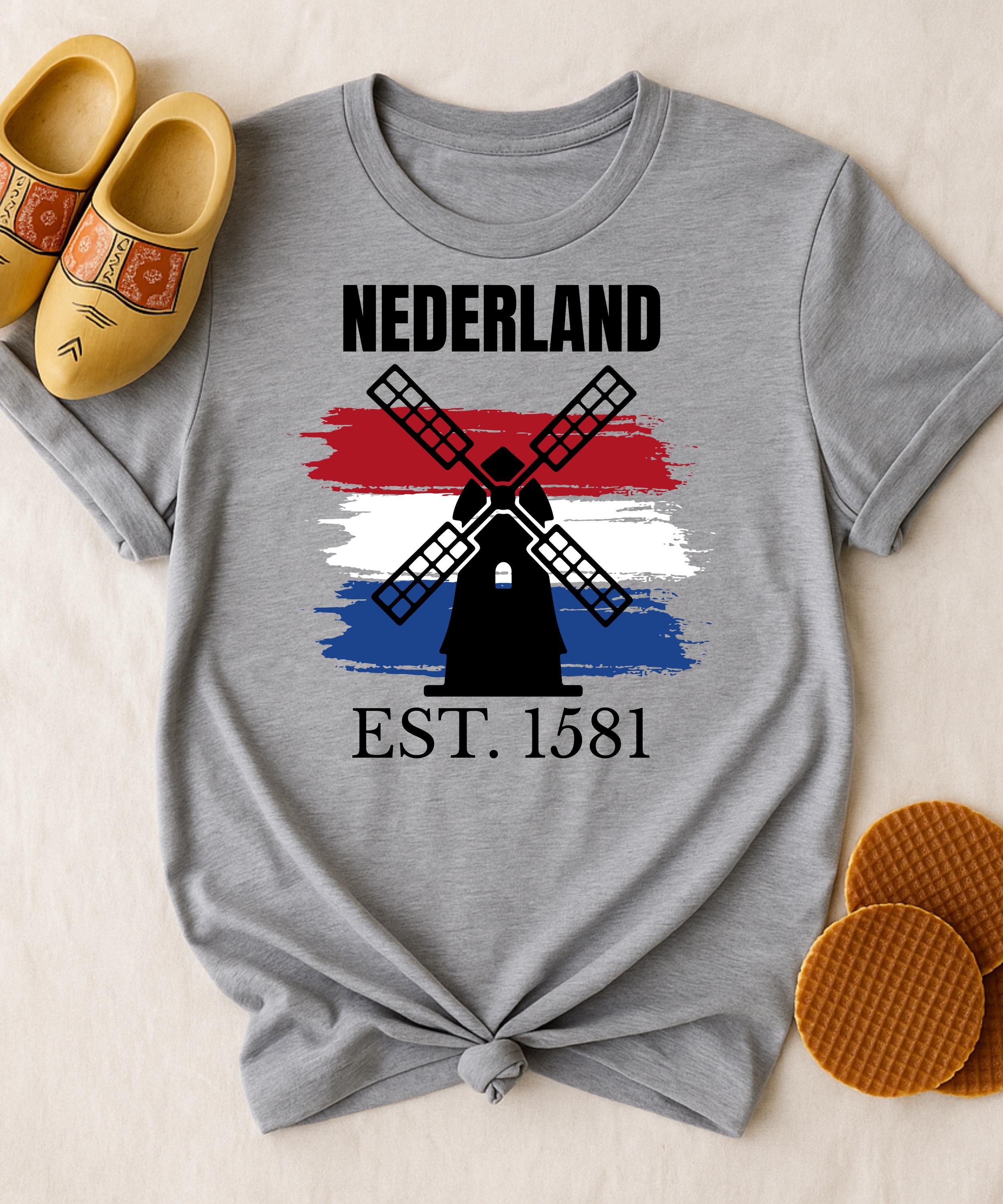 Netherlands Pride T-Shirt | Koningsdag Shirt | Dutch Flag Tee | Holland Heritage Clothing