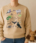 Be Kind To Most Hated Animals Crewneck Sweatshirt - Nature Inspired
