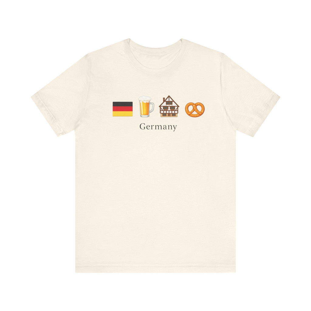 Germany Travel Shirt | German Flag Beer Pretzel Graphic Tee | Oktoberfest Shirt | Germany Vacation Shirt | German Culture T-Shirt | Europe