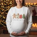 Maternity Christmas Sweatshirt • Cookies for Two Pregnancy Announcement • Cute Holiday Mom-to-Be Sweater • Cozy Pregnancy Reveal Crewneck