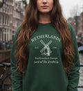 Gezellig Amsterdam Sweatshirt – Cozy Dutch Graphic Pullover, Netherlands Skyline Sweater, Cute Travel Gift