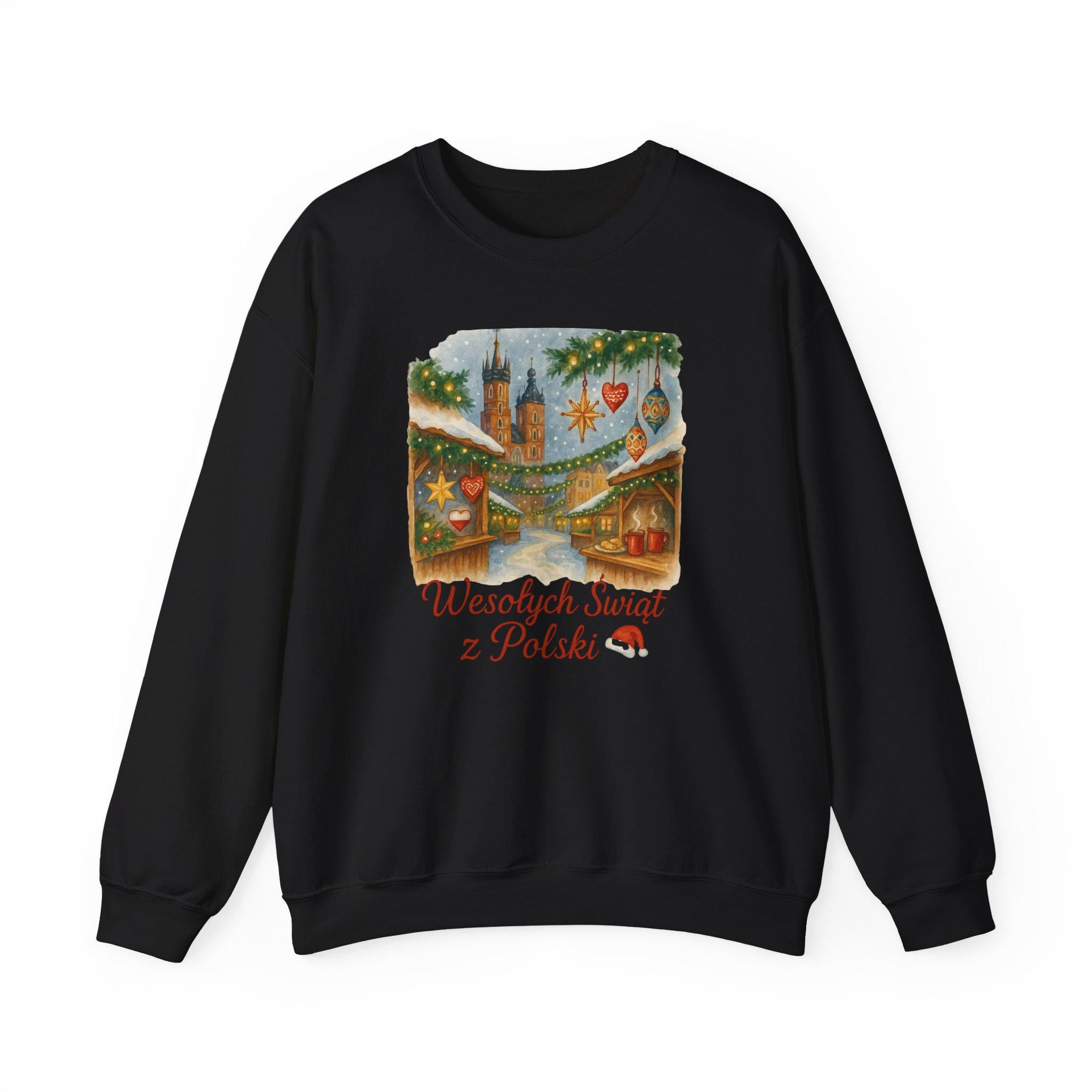 Polish Christmas Sweatshirt • Wigilia Holiday Jumper • Polish Heritage Crewneck • Traditional Polish Gift