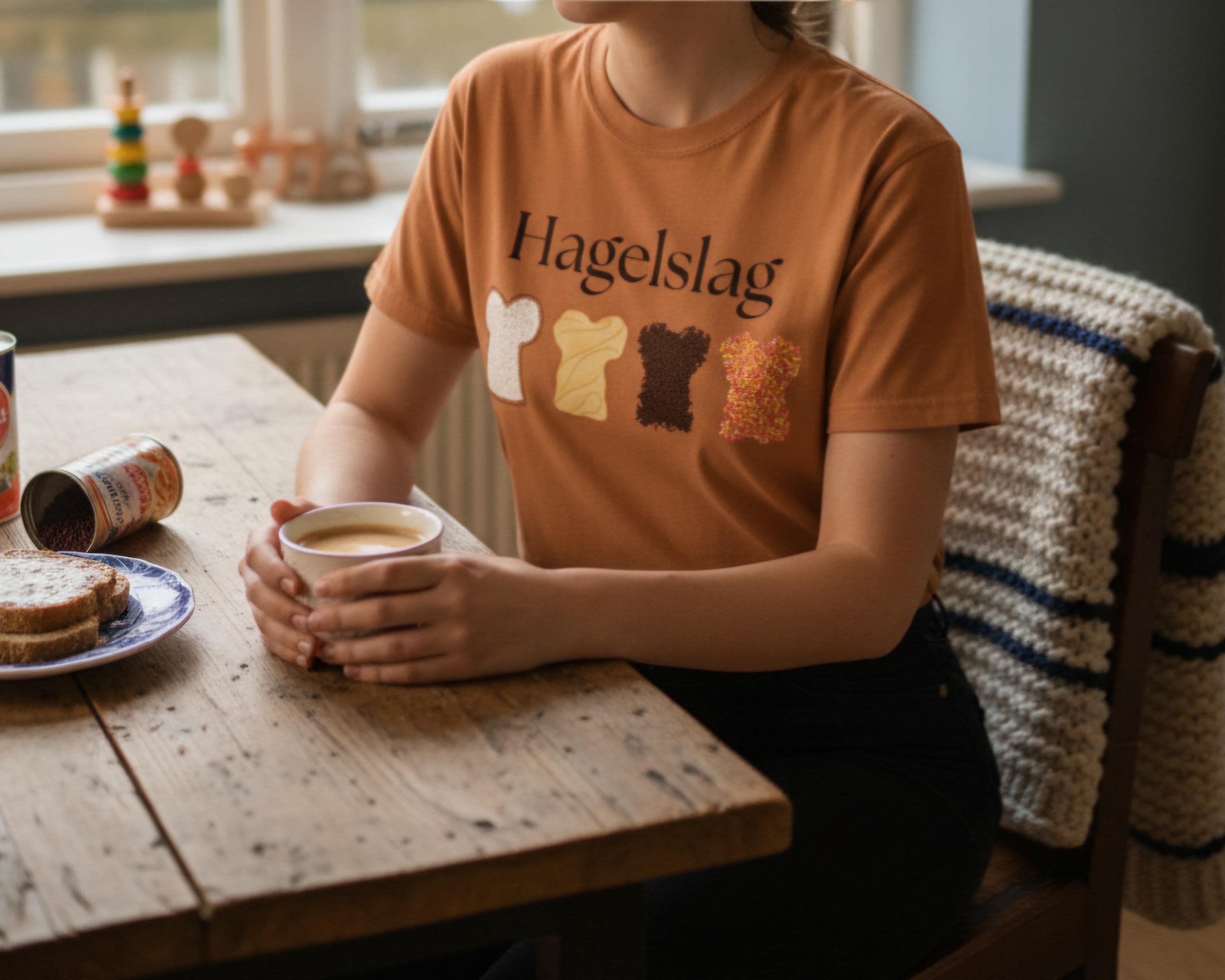 Hagelslag Te Nastalgia | Dutch Sprinkles Bread Tee |Netherlands Breakfast Shirt | Cute Dutch Food Lover Top