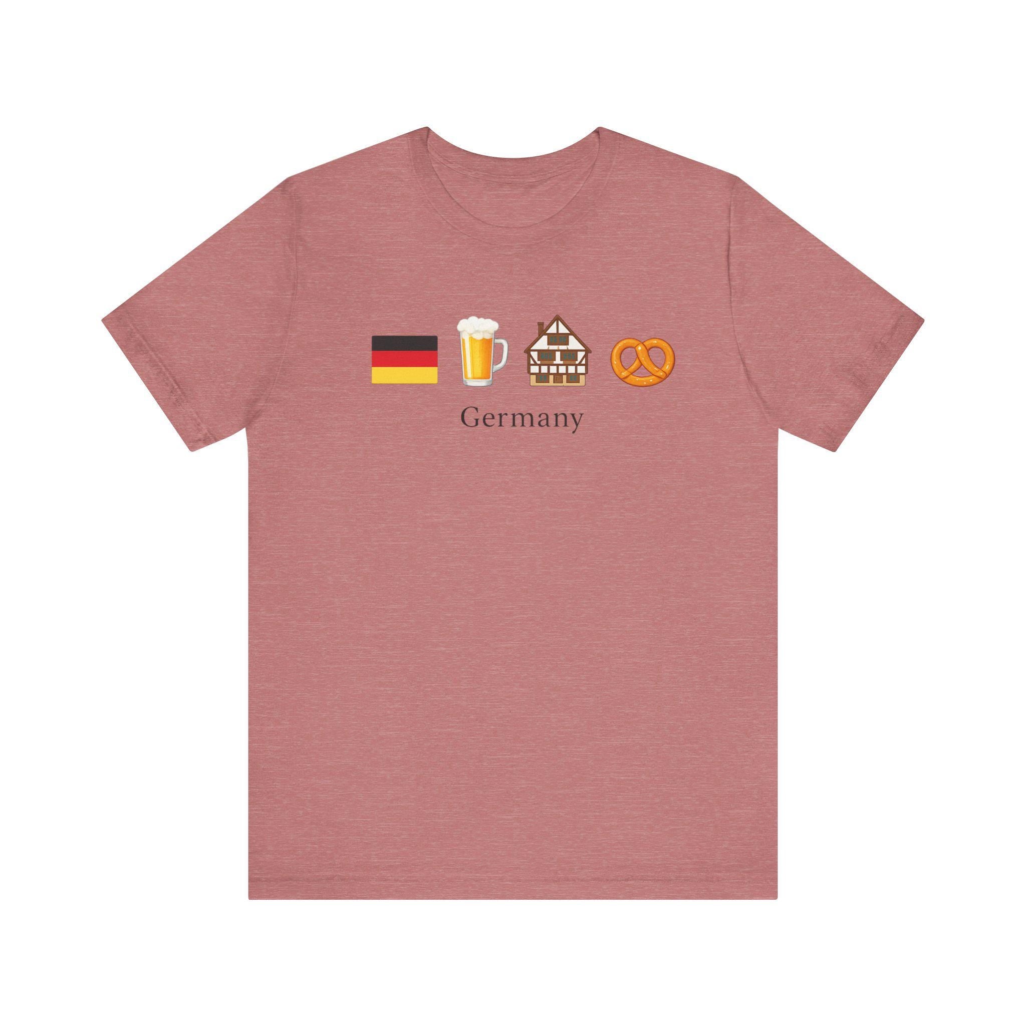 Germany Travel Shirt | German Flag Beer Pretzel Graphic Tee | Oktoberfest Shirt | Germany Vacation Shirt | German Culture T-Shirt | Europe