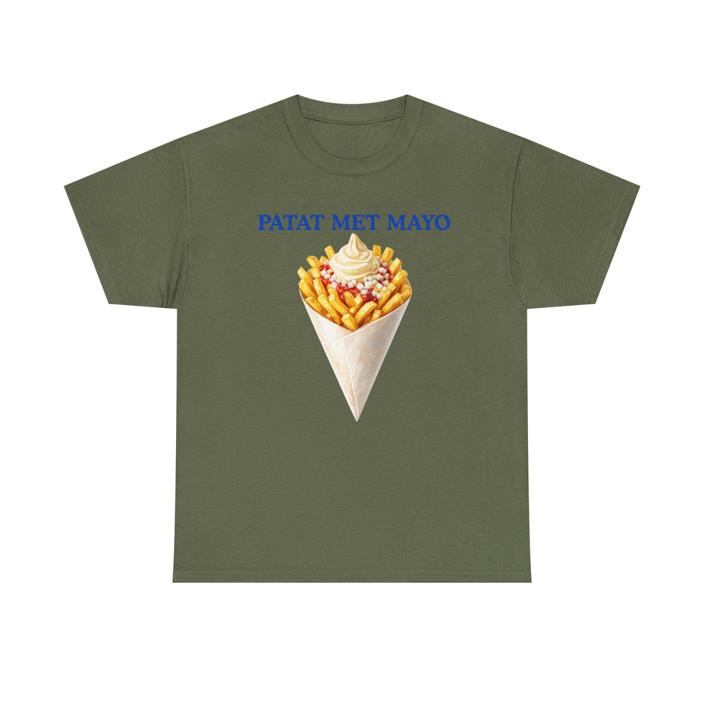 Patat Met Mayo Shirt | Dutch Fries Shirt | Amsterdam Street Food Tee | Netherlands Travel Shirt | Dutch Food Graphic Tee | European Snack