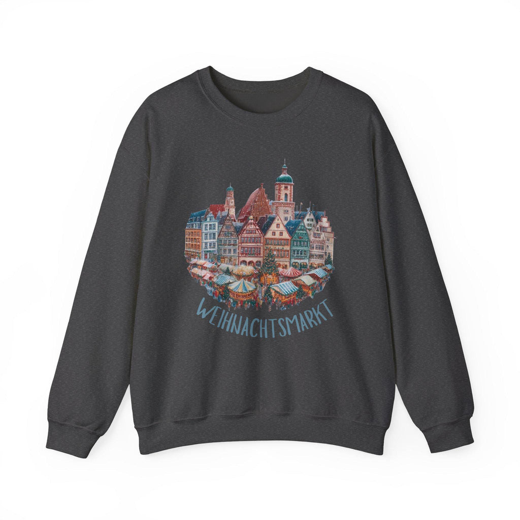 German Christmas Market Sweatshirt • St. Nicholas Holiday Jumper • European Christmas Sweater • Christkindlmarkt Cozy Pullover