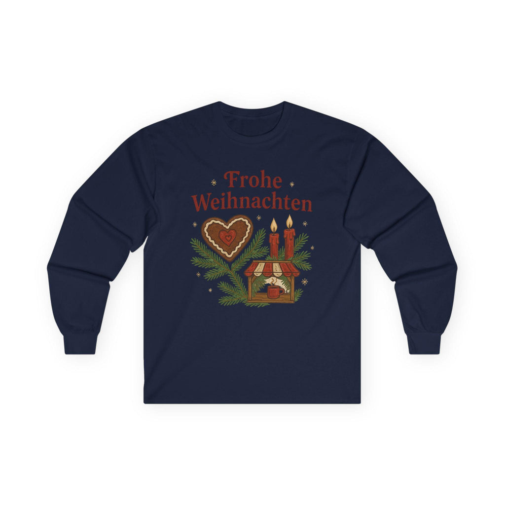 German Christmas St. Nicholas Shirt – Nikolaus Vintage Long Sleeve Tee | European Holiday Top