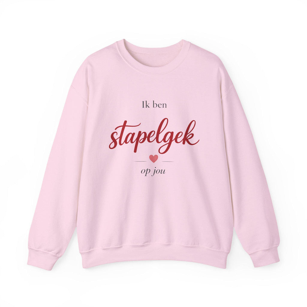Dutch Valentine Sweatshirt | Ik ben stapelgek op jou | Cozy European Love Crewneck | Romantic Valentines Day Gift
