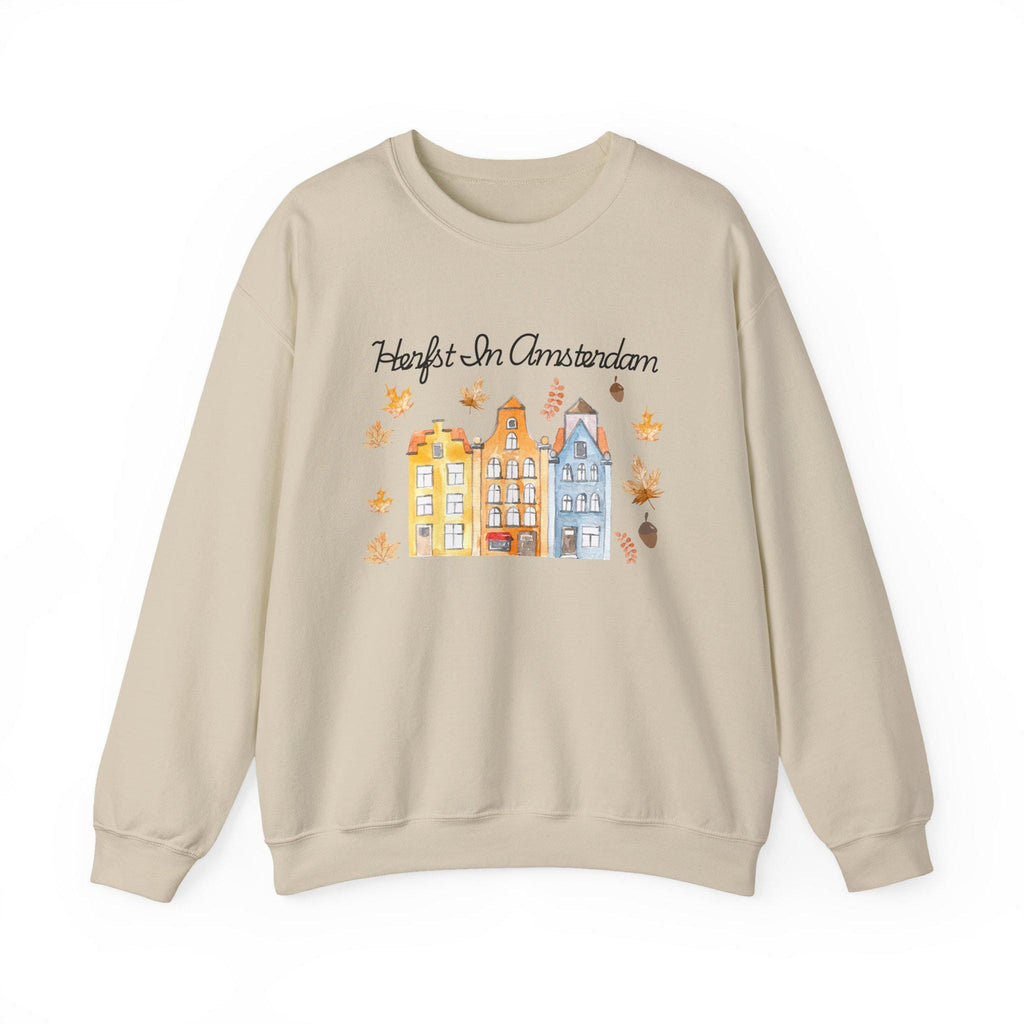 Amsterdam Fall Sweatshirt • Cozy Dutch Canal Sweater • Herfst Crewneck • Autumn Aesthetic Amsterdam Jumper