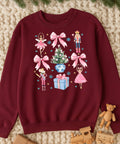 Ballet Christmas Sweatshirt: Nutcracker Holiday Crewneck