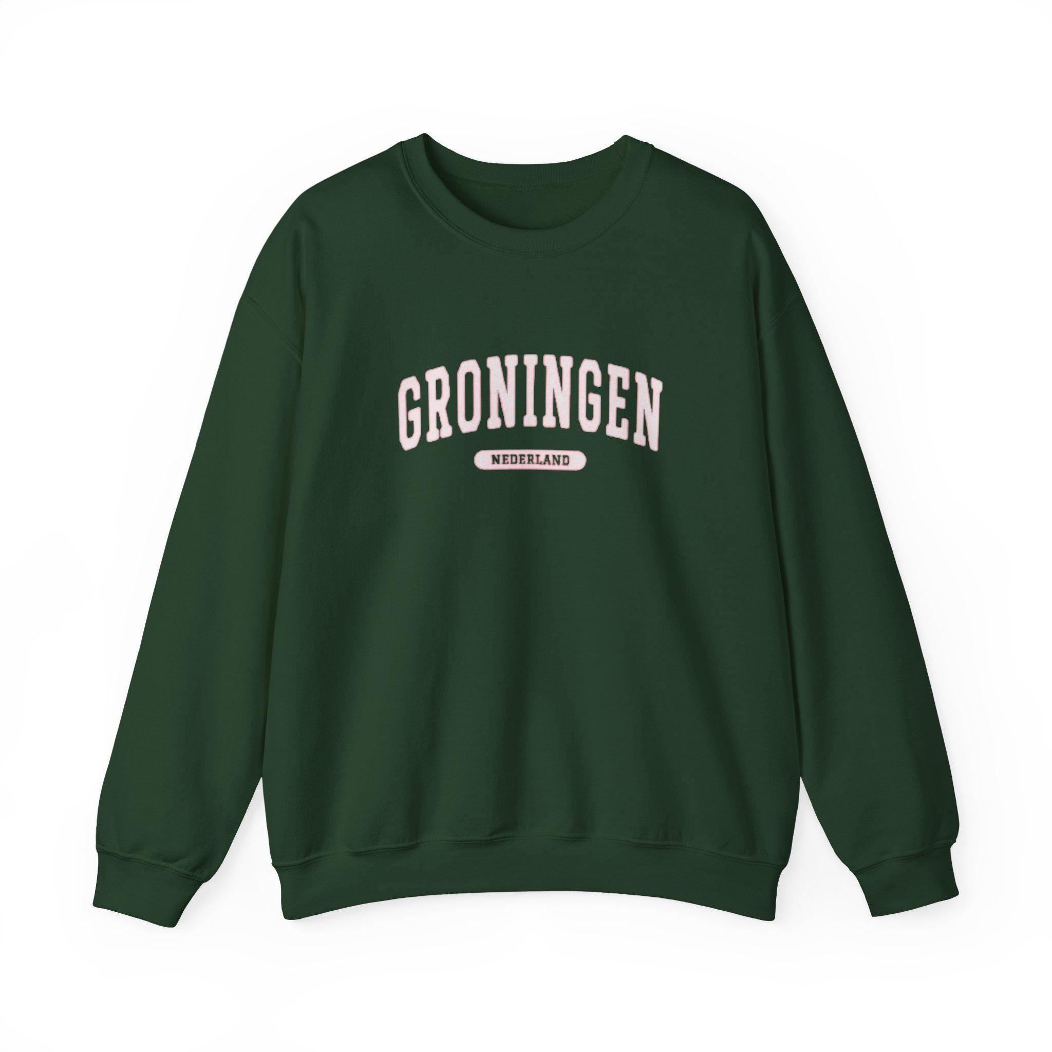 Groningen Crewneck Sweatshirt | Cozy Dutch City Sweater | Groningen University Gift | Unisex Netherlands Apparel