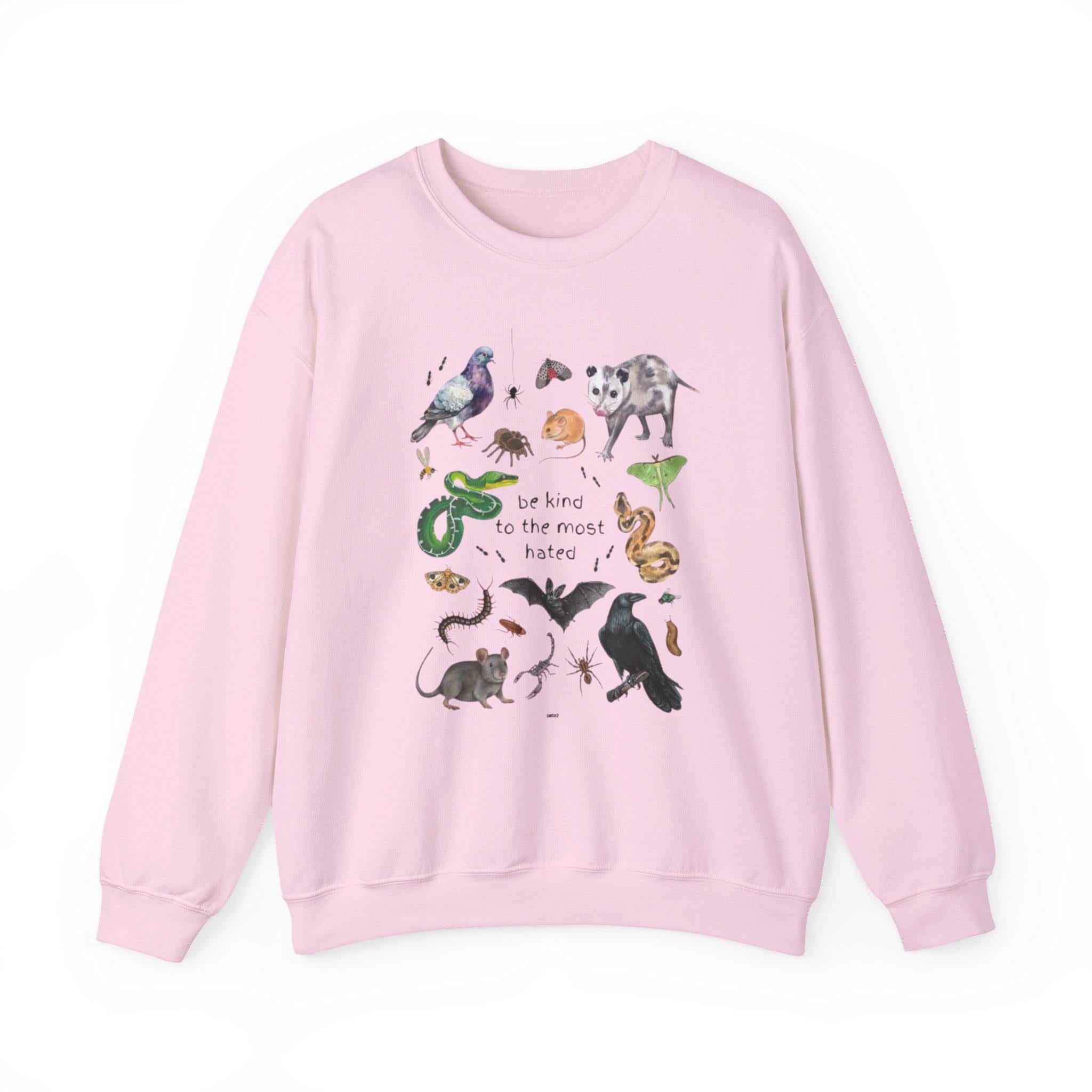 Be Kind To Most Hated Animals Crewneck Sweatshirt - Nature Inspired
