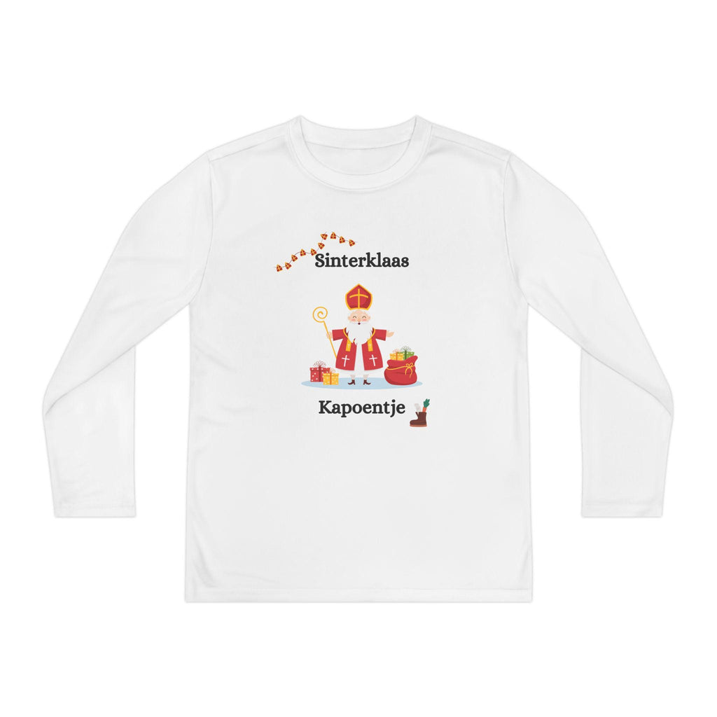 Youth Sinterklaas Long Sleeve Shirt • Dutch Holiday Kids Tee • Saint Nicholas Christmas Top