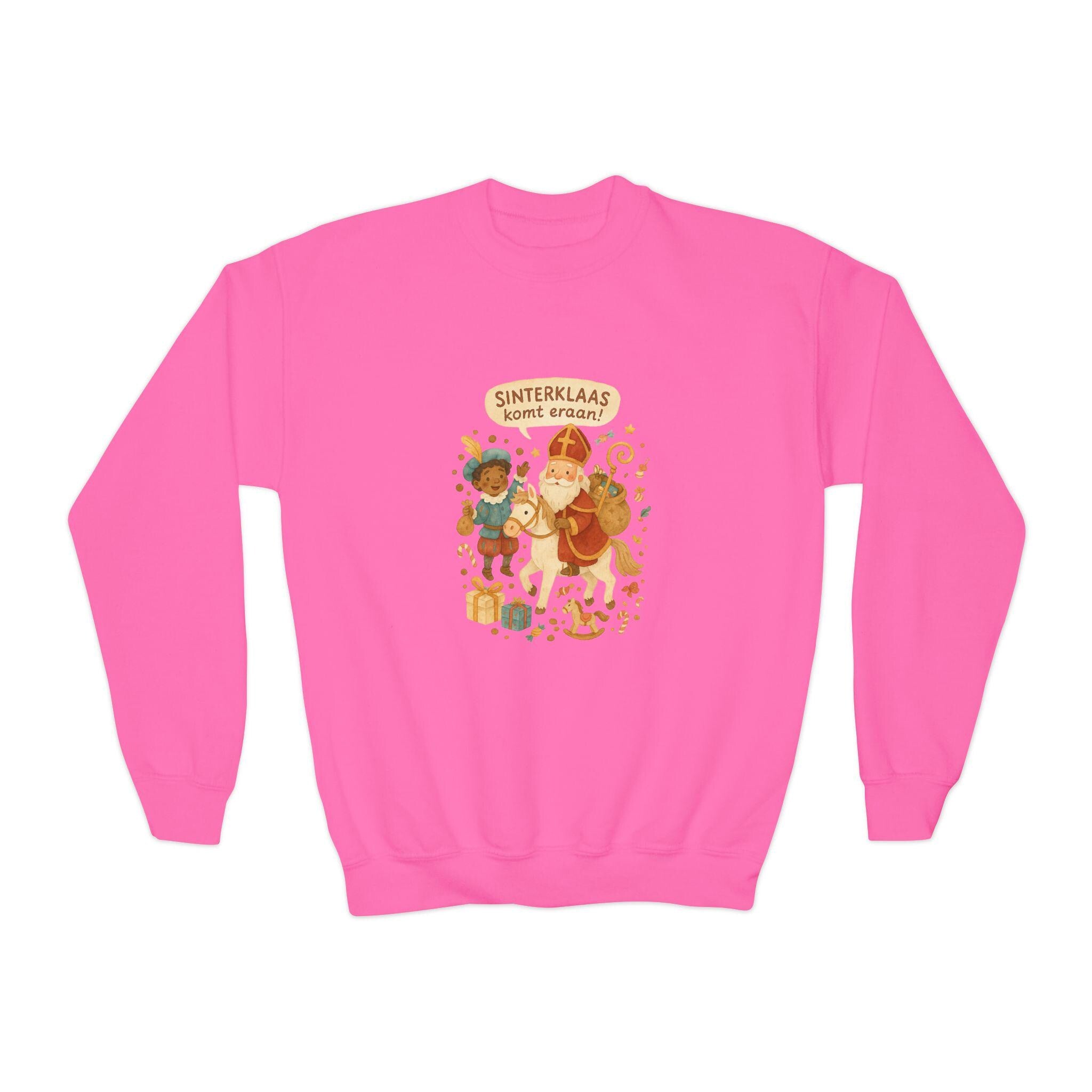 Sinterklaas Youth Sweatshirt • Dutch Christmas Kids Jumper • Saint Nicholas Holiday Sweater • Kids Sinterklaas Shirt • Cute Dutch Tradition