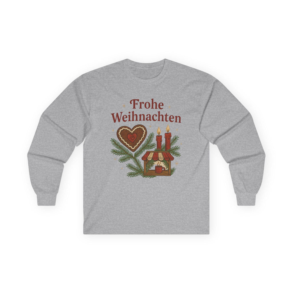 German Christmas St. Nicholas Shirt – Nikolaus Vintage Long Sleeve Tee | European Holiday Top