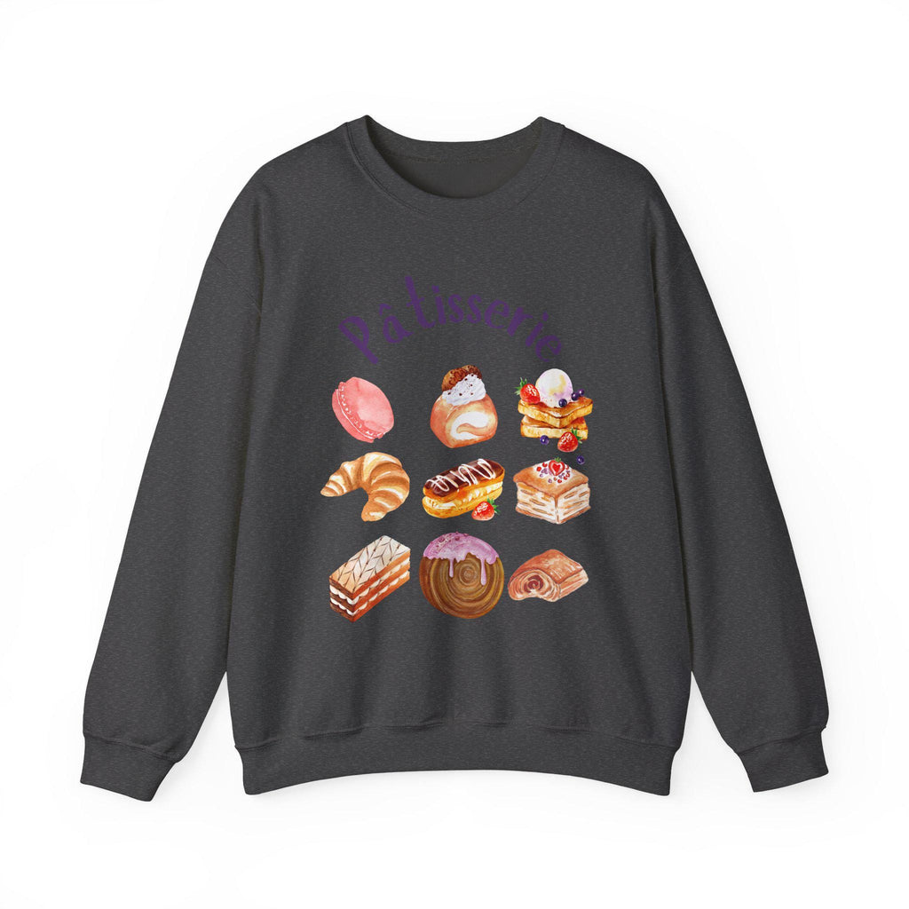 Patisserie Sweatshirt | French Pastry Crewneck | Croissant & Macaron Bakery Aesthetic Sweater