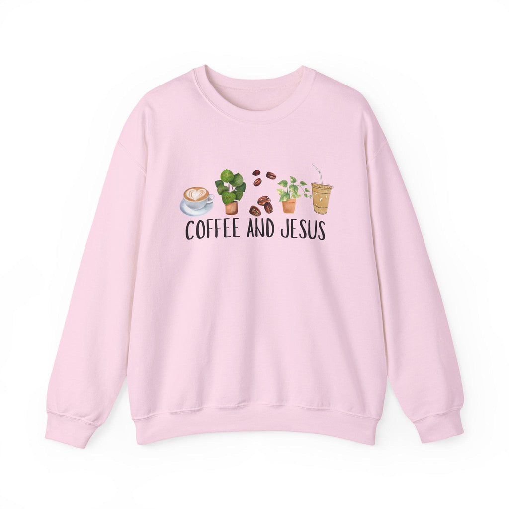 Coffee and Jesus Sweatshirt: Cozy Christian Crewneck