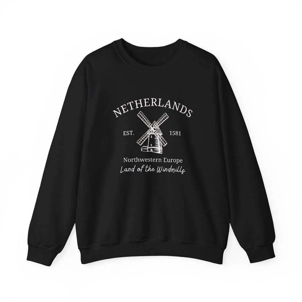 Gezellig Amsterdam Sweatshirt – Cozy Dutch Graphic Pullover, Netherlands Skyline Sweater, Cute Travel Gift