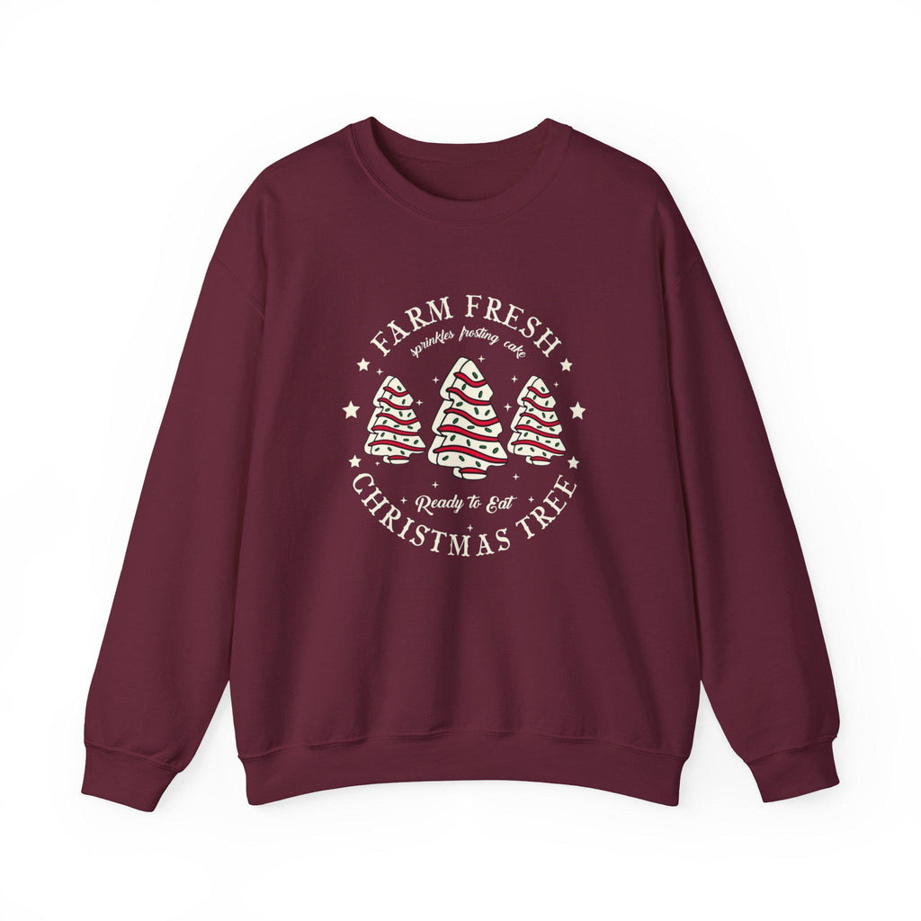 Christmas Tree Crewneck Sweatshirt | Cozy Holiday Sweater | Winter Festive Unisex Crew | Christmas Gift