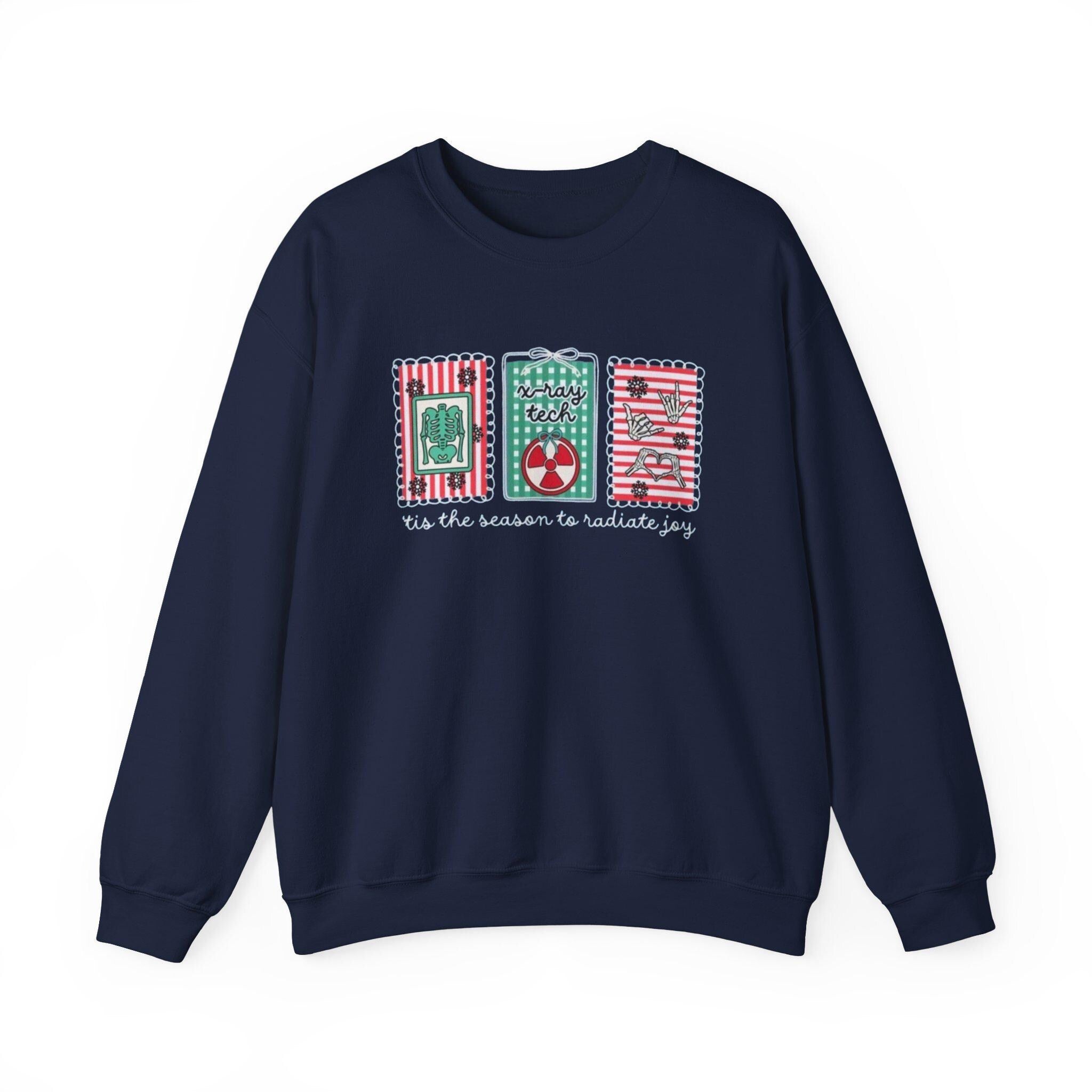 X-Ray Tech Christmas Sweatshirt – Radiology Holiday Crewneck, Funny Medical Xmas Gift, Radiologic Tech Apparel