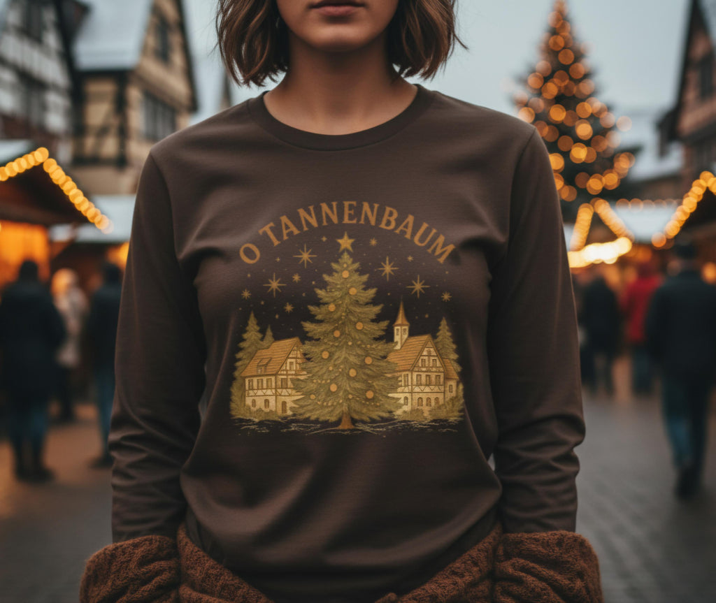German Christmas St. Nicholas Shirt – Sinterklaas Nikolaus Tee | European Holiday Long Sleeve | Vintage Christmas Top