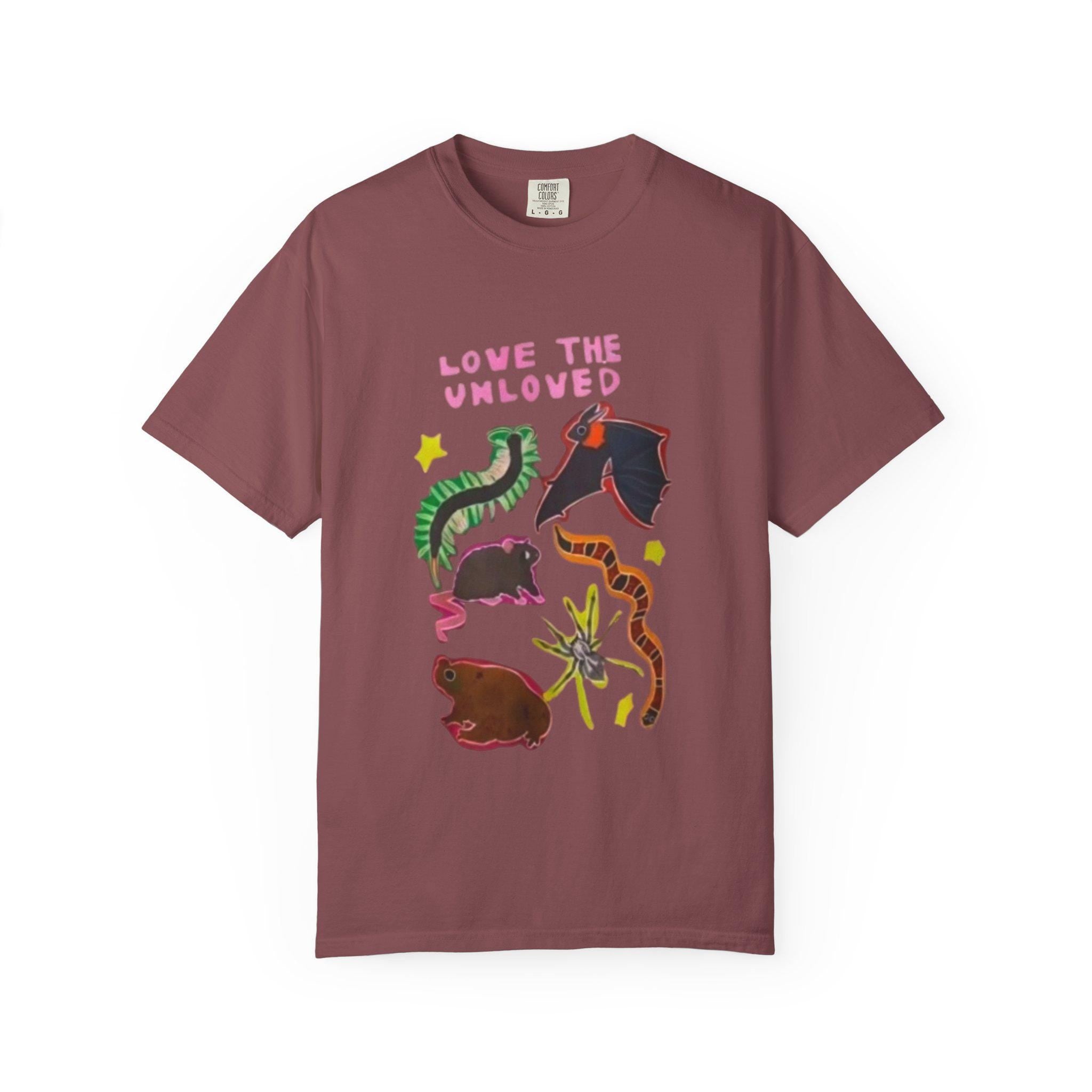 Love the Unloved Animals Shirt – Bats, Snakes, Frogs & Critters Tee, Eco-Friendly Nature Lover Gift, Wildlife Conservation T-Shirt
