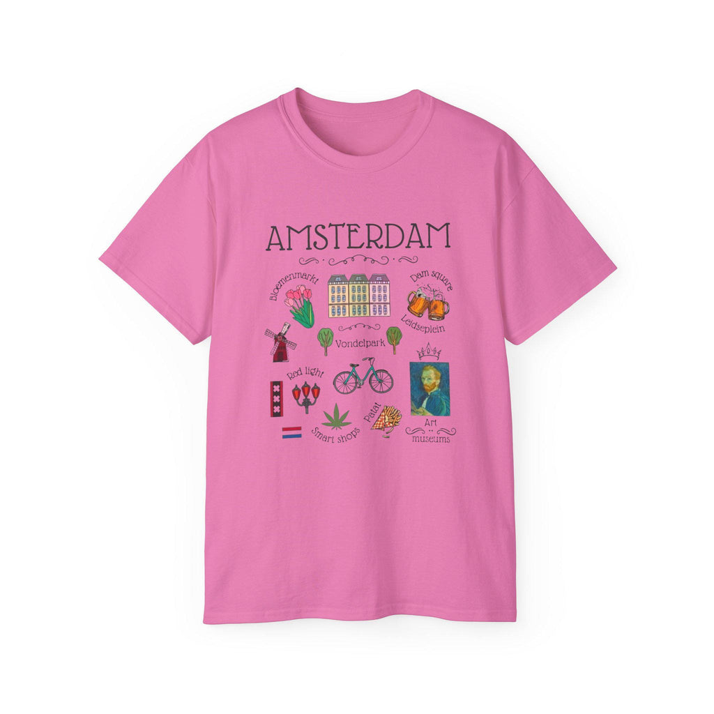 Amsterdam Shirt | Netherlands Travel Tee | Minimalist Dutch Graphic T-Shirt | Europe Vacation Shirt | Holland Souvenir Gift