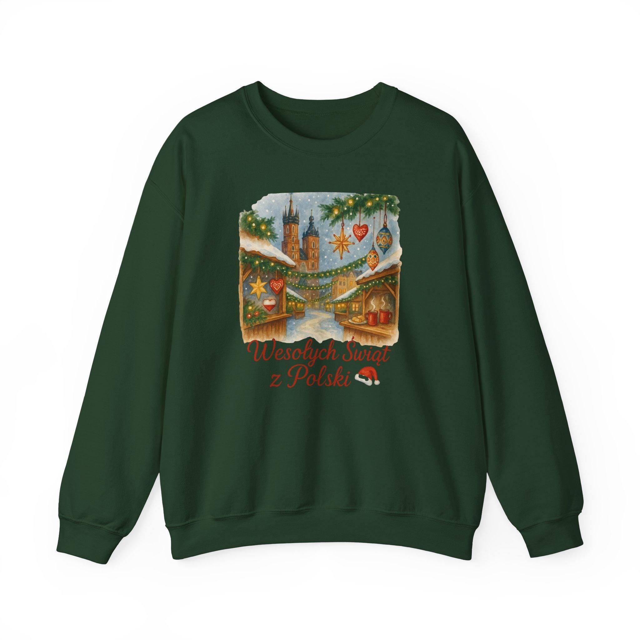 Polish Christmas Sweatshirt • Wigilia Holiday Jumper • Polish Heritage Crewneck • Traditional Polish Gift