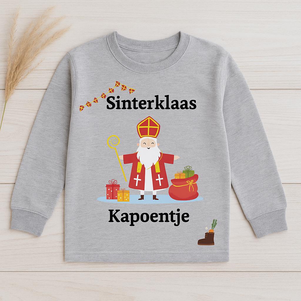 Youth Sinterklaas Long Sleeve Shirt • Dutch Holiday Kids Tee • Saint Nicholas Christmas Top