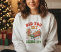 Gingerbread Nurse Sweatshirt – Funny Christmas Crewneck, Cute Holiday Nurse Gift, Cozy Winter Cookie Sweater, Festive Nursing Apparel, Unise