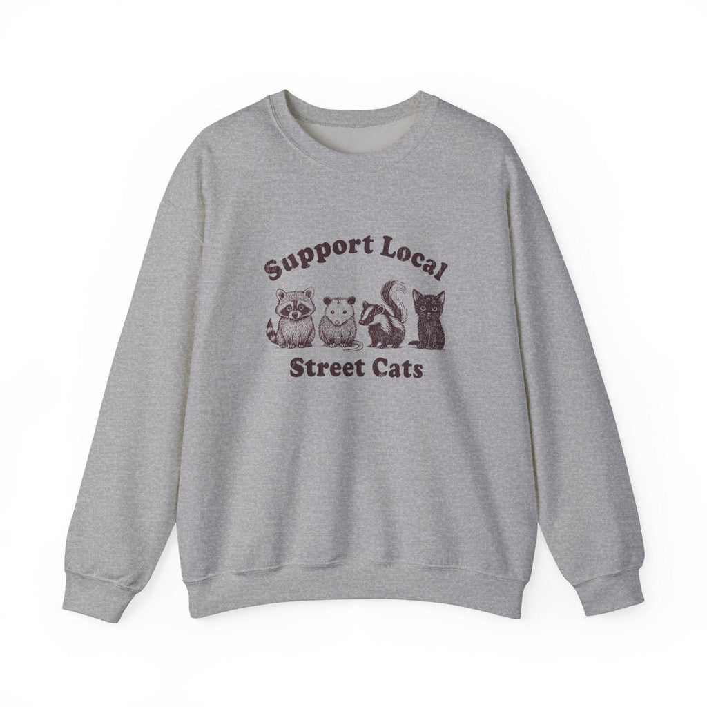 Funny Cat Lover Sweatshirt • Support Local Cats Crewneck • Adopt Don’t Shop Shirt • Cute Rescue Cat Sweatshirt Gift