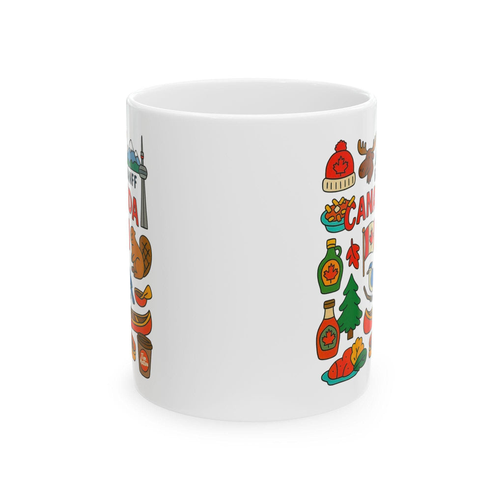 Canada Mug | Cute Canadian Coffee Cup | Maple Leaf Souvenir Gift | Canada Day Mug (11oz 15oz)