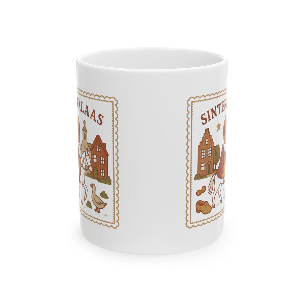 Sinterklaas Mug | Dutch Holiday Ceramic Coffee Cup | Gezellig Holland Gift (11oz 15oz)