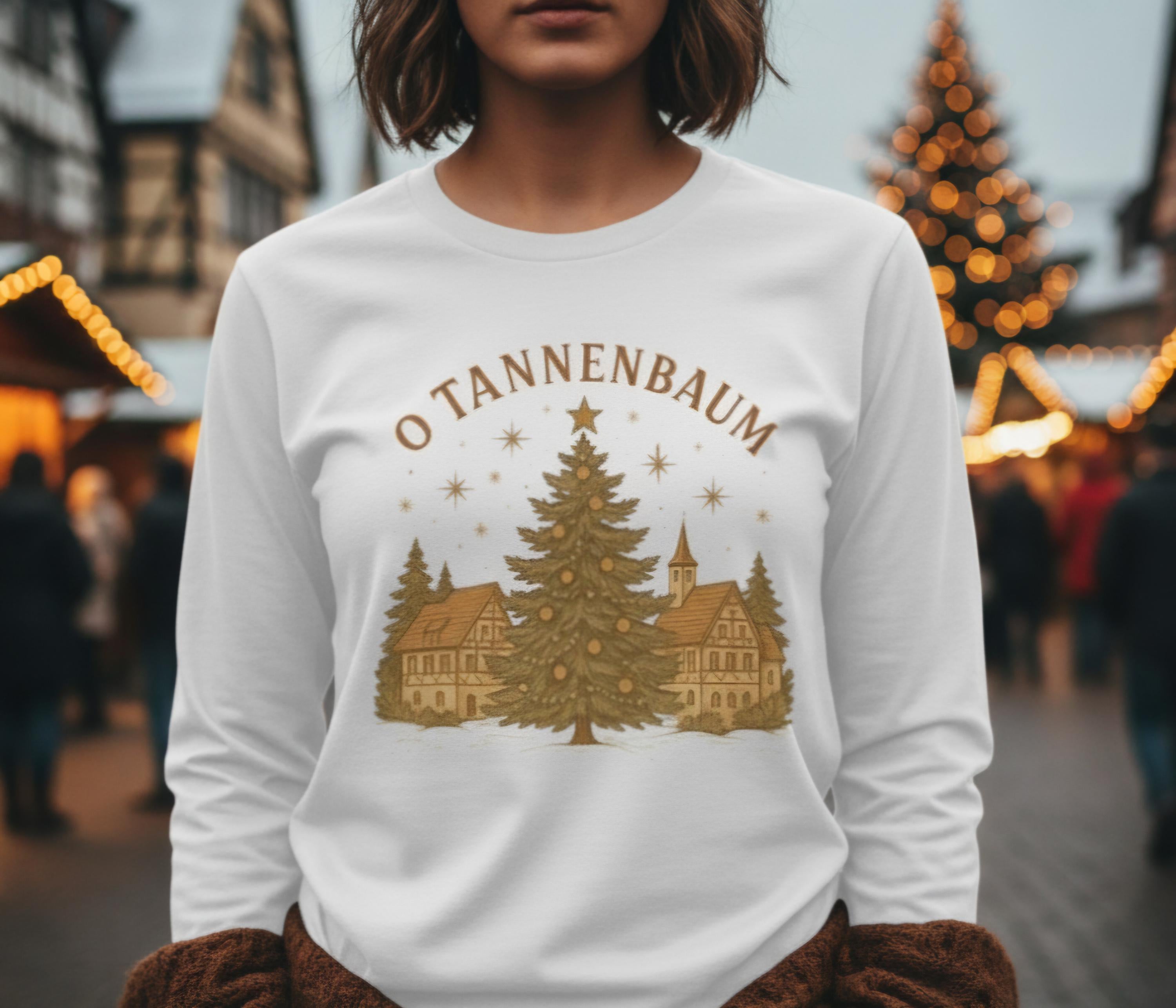 German Christmas St. Nicholas Shirt – Sinterklaas Nikolaus Tee | European Holiday Long Sleeve | Vintage Christmas Top