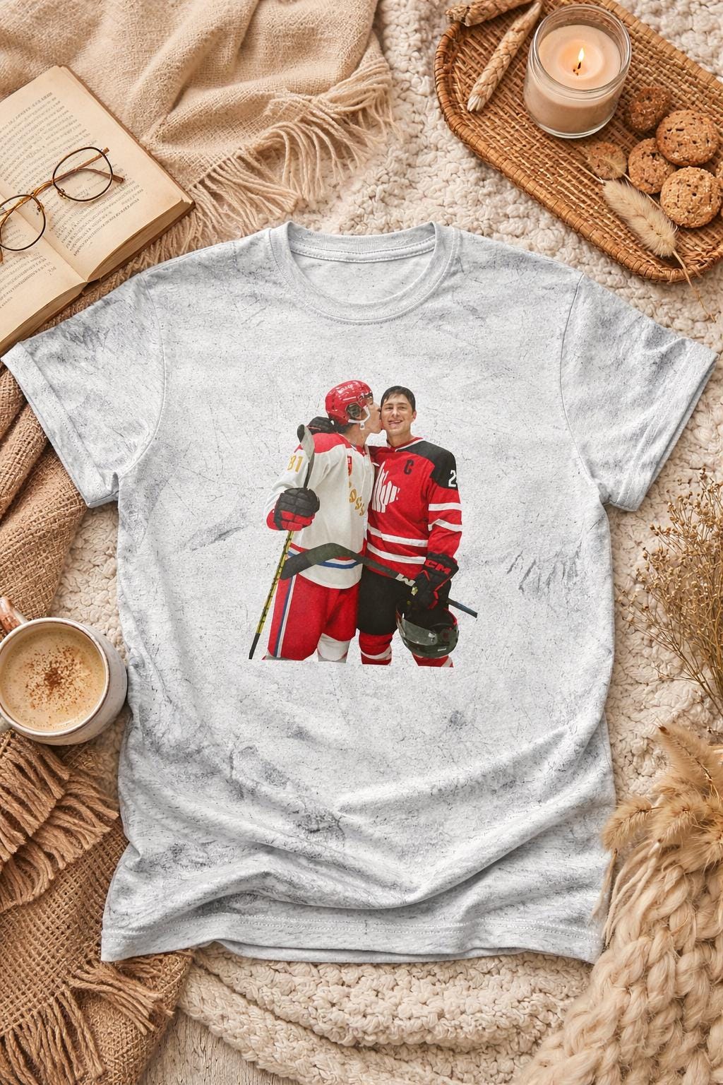 Heated Rivalry Hockey Shirt | Enemies to Lovers Romance Tee | BookTok Hockey Romance | Cozy Rival Aesthetic
