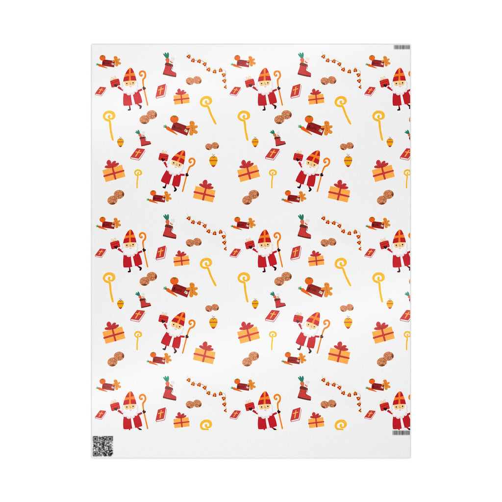 Sinterklaas Wrapping Paper – Dutch Holiday Gift Wrap | Pakjesavond Paper | Saint Nicholas Tradition