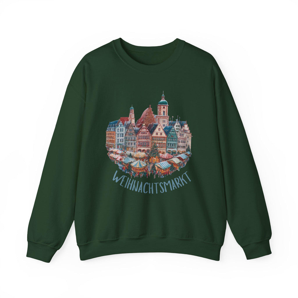 German Christmas Market Sweatshirt • St. Nicholas Holiday Jumper • European Christmas Sweater • Christkindlmarkt Cozy Pullover