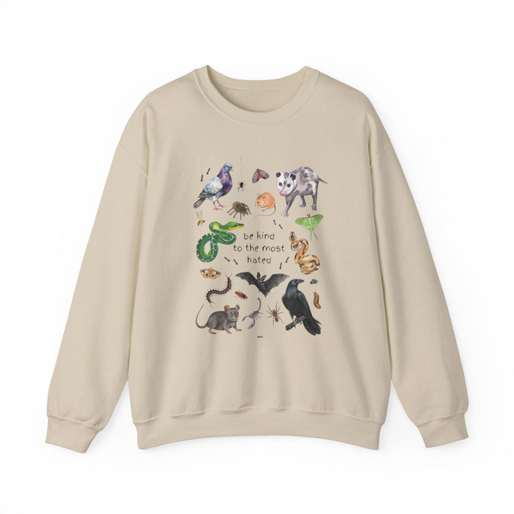 Be Kind To Most Hated Animals Crewneck Sweatshirt - Nature Inspired
