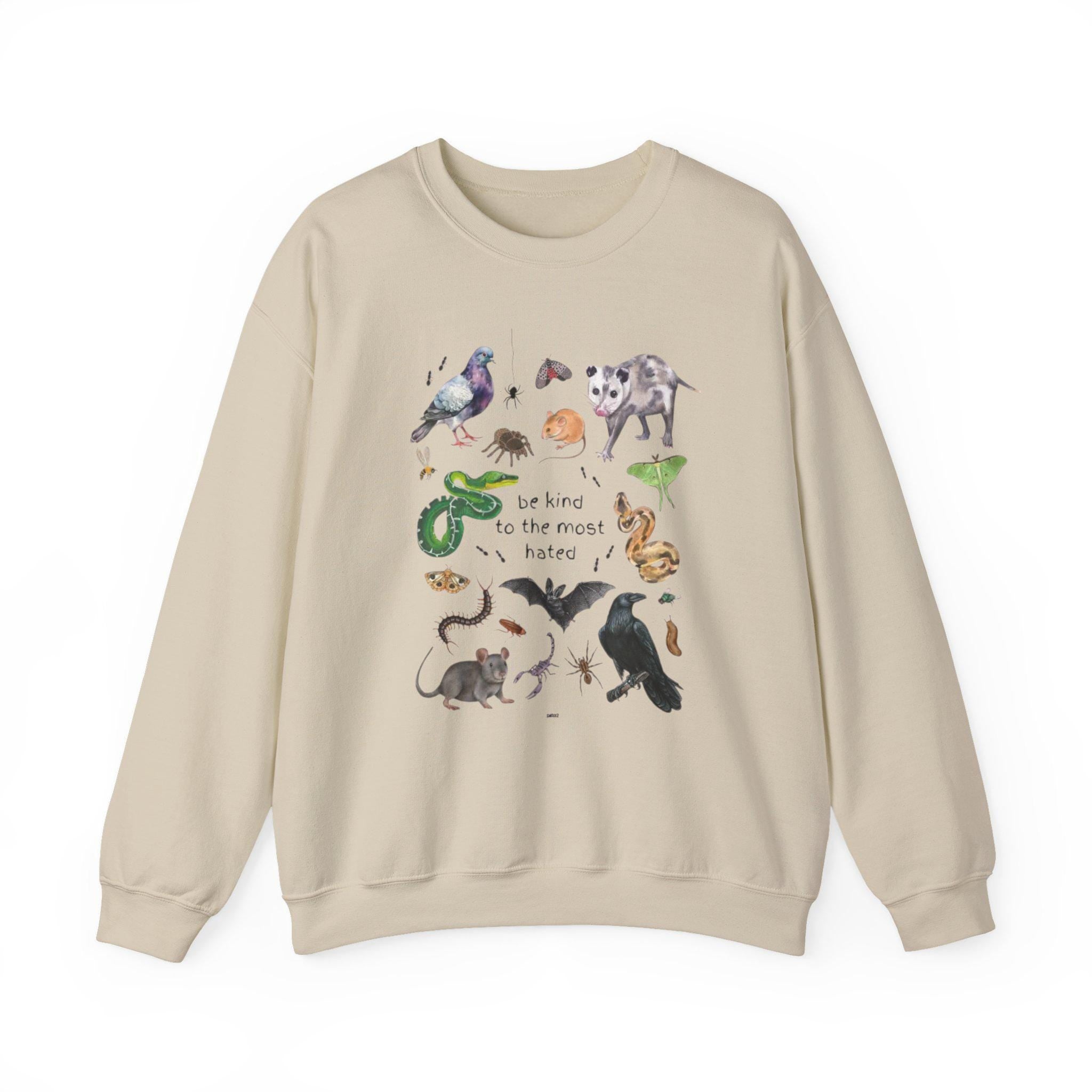 Be Kind To Most Hated Animals Crewneck Sweatshirt - Nature Inspired