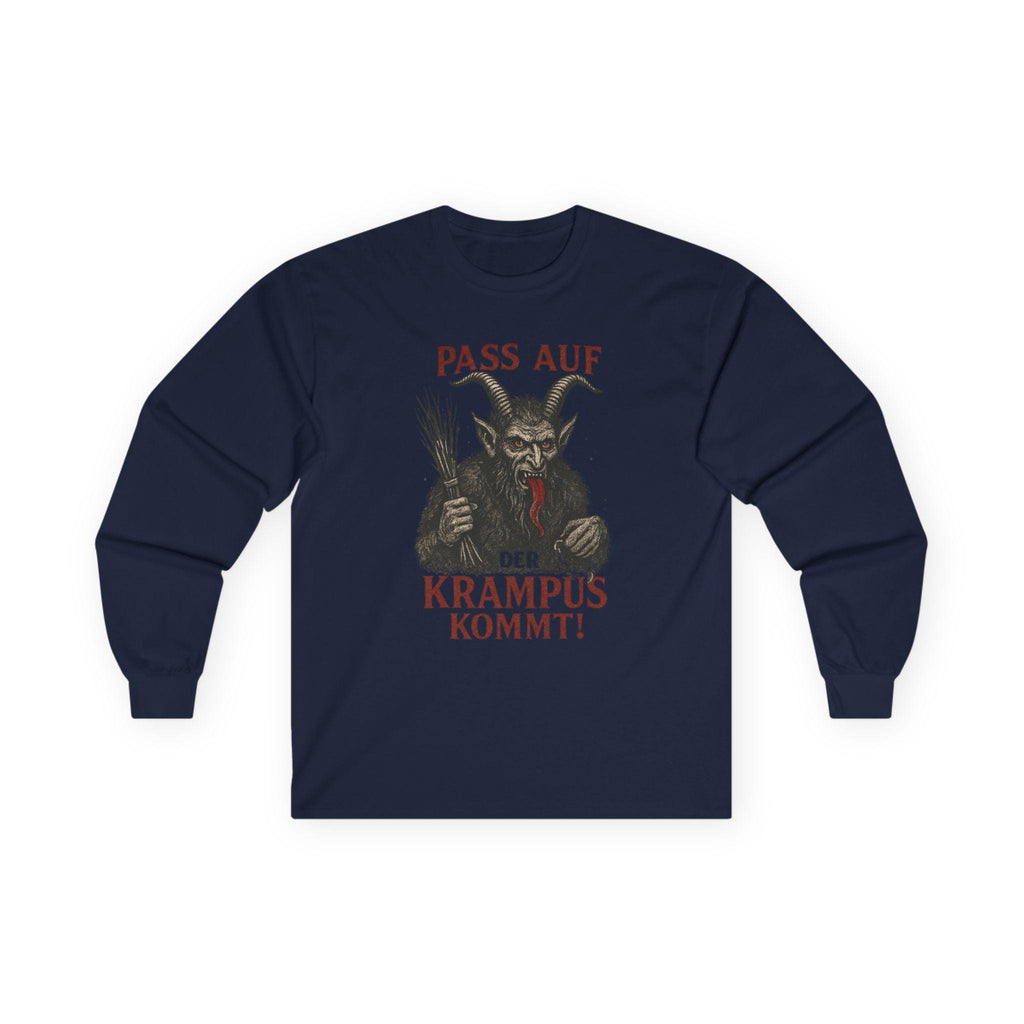 Krampus Long Sleeve Shirt • German Christmas Horror Tee • Scary Holiday Shirt • Alpine Folklore Sweatshirt • Dark Christmas Aesthetic