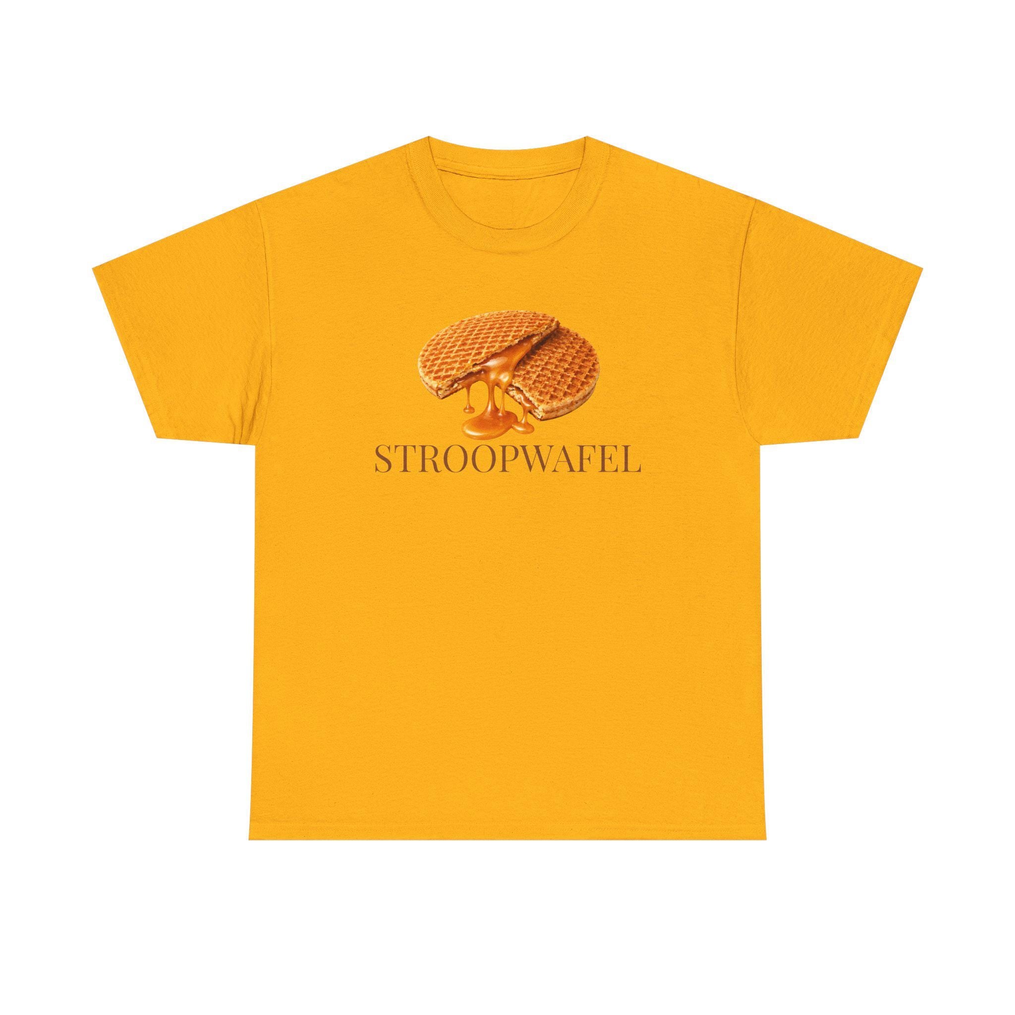 Stroopwafel Shirt | Dutch Dessert Tee | Netherlands Food Shirt | Amsterdam Travel Shirt | Stroopwafel Lover Gift | European Food Graphic Tee