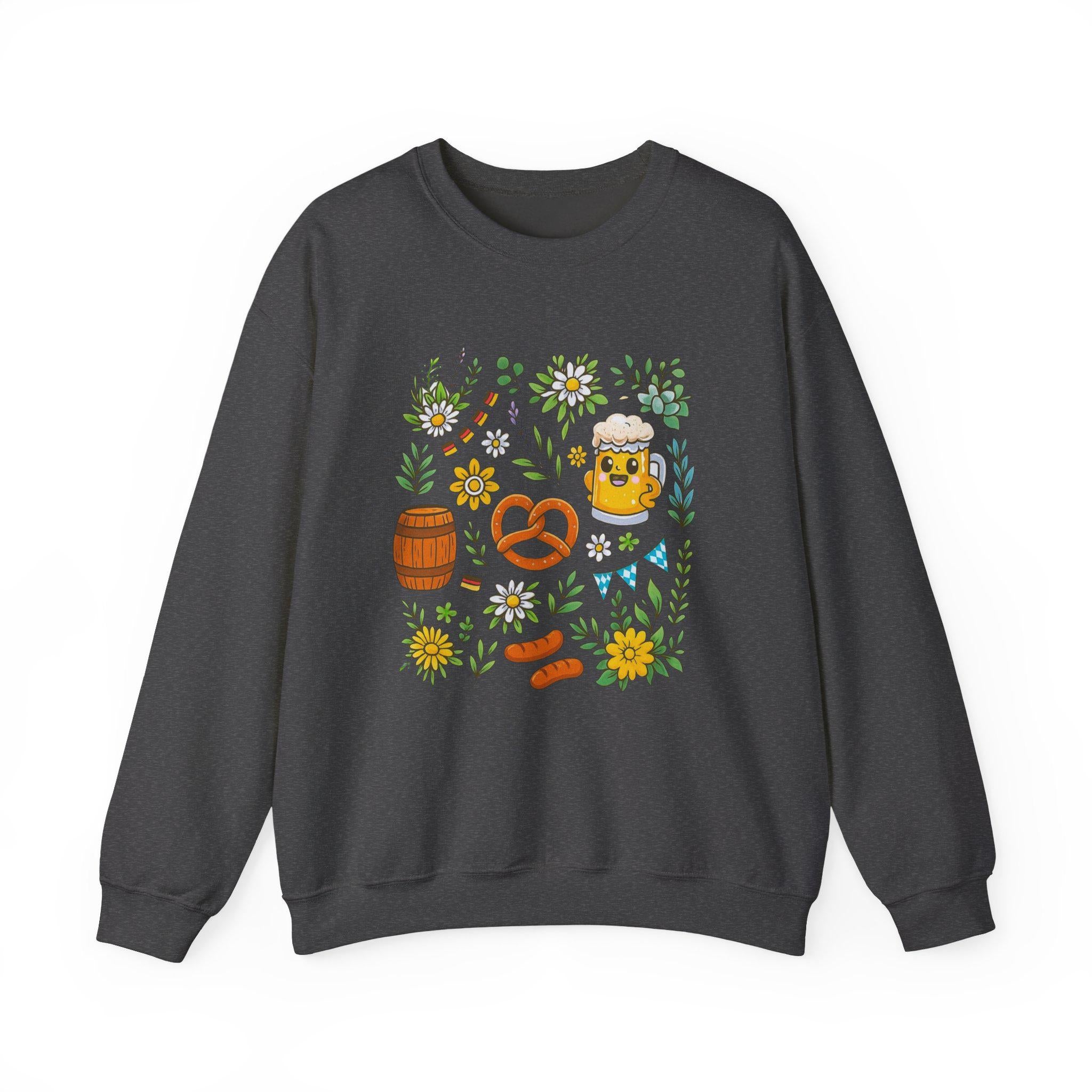 Bavarian Oktoberfest Crewneck, German Heritage Sweatshirt, Oktoberfest Outfit, Alpine Beer Festival Jumper, Unisex Bavarian Clothing