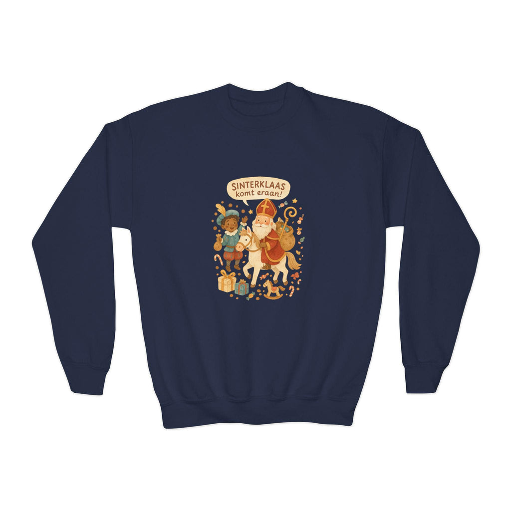 Sinterklaas Youth Sweatshirt • Dutch Christmas Kids Jumper • Saint Nicholas Holiday Sweater • Kids Sinterklaas Shirt • Cute Dutch Tradition