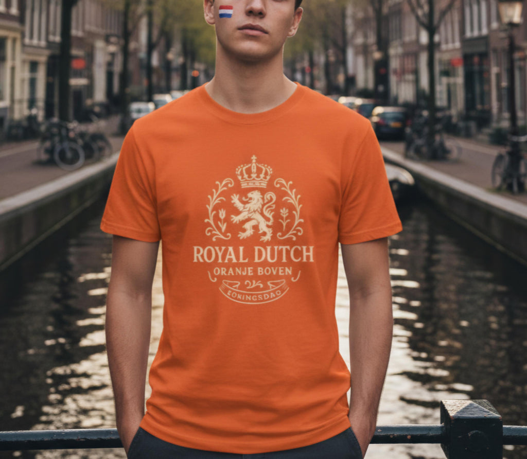 Koningsdag Shirt Nederland • Dutch King’s Day Oranje Tee • Royal Dutch Lion T-Shirt • Holland Party Shirt • Kingsday Festival Top