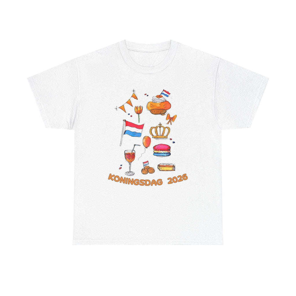 Koningsdag 2026 Shirt | Dutch Kings Day Tee | Oranje Festival Tee | Netherlands Independence Celebration Top | Holland Pride Shirt |Tompouce