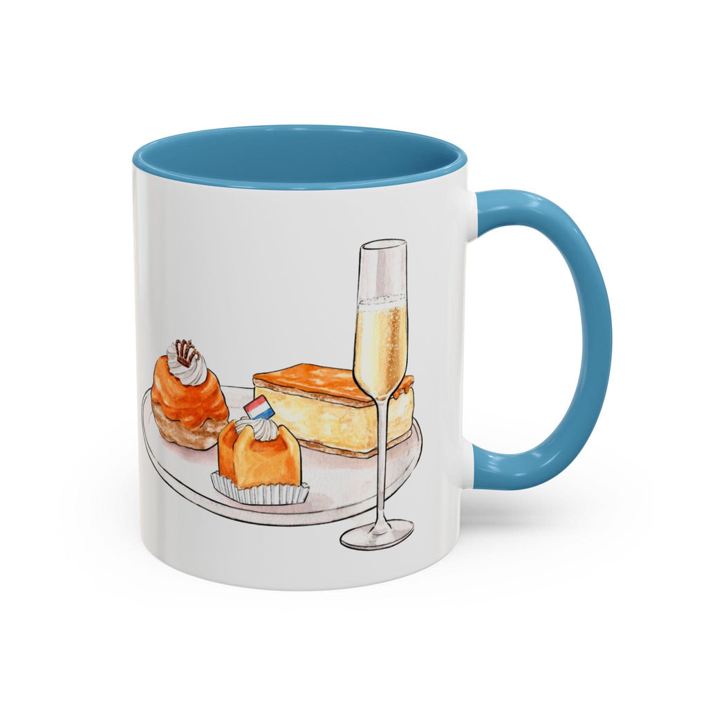 Kings Day Mug | Koningsdag | Champagne and Pastries Coffee Cup | Dutch Koningsdag Orange Aesthetic Mug | Netherlands Brunch Gift