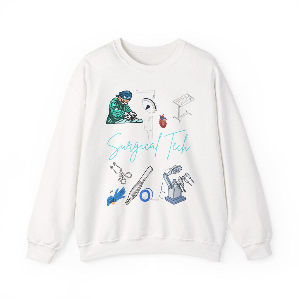 Surgical Tech Crewneck Sweatshirt | Scrub Life Sweater | Cute Medical Apparel for OR & Healthcare Workers