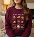 Thankful Thanksgiving Sweatshirt, Cozy Fall Crewneck, Autumn Aesthetic Sweater, Grateful Pullover, Unisex Thanksgiving Shirt