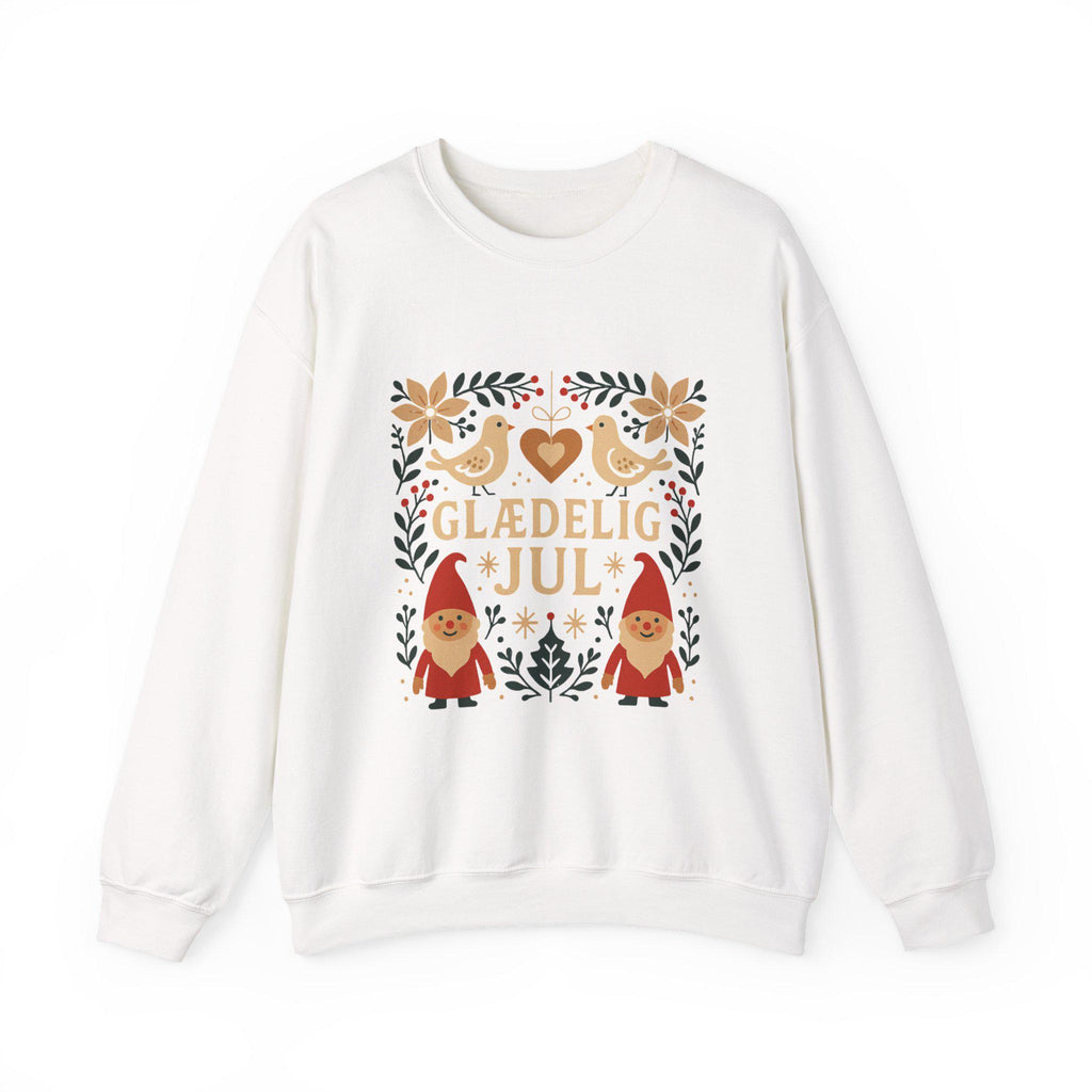 Danish Christmas Sweatshirt • Glædelig Jul Nordic Crewneck • Scandinavian Holiday Sweater • Hygge Christmas Jumper